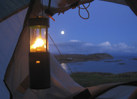 moonrise over Arinagour, Coll